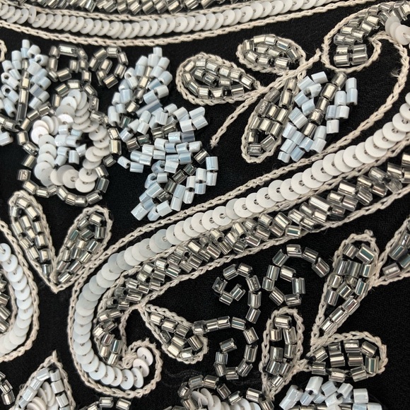 J Laxmi beaded evening gown - Picture 3 of 5